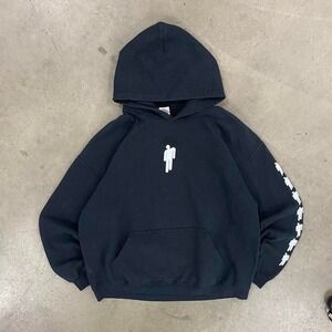 Billie Eilish Black Tour Hoodie Blohsh Graphic 2019 Concert Size XL